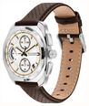 Tommy Hilfiger Cole Brown Leather White Sunray Dial Watch 1792270 - alternate view 2