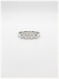 Round Brilliant Natural Diamond Platinum Trilogy Ring JM1401