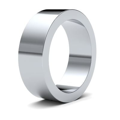 James Moore Wedding Rings | Palladium | 7mm | Heavy | Flat | AG_7LHF-PD