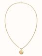 Tommy Hilfiger ellow Gold Tone Plated Compass Pendant 2790721