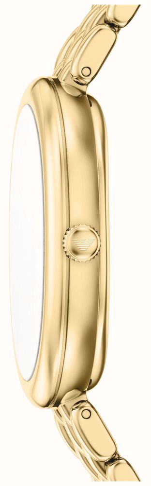 Emporio Armani Two-Hand Quartz (34mm) Green Dial / Gold PVD Stainless Steel Bracelet AR11842 - alternate view 2