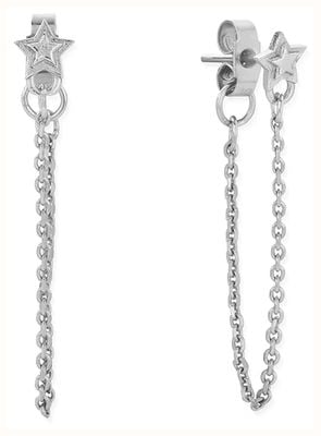 ChloBo Radiant Essence Chain Stud Earrings Sterling Silver SEDR3468