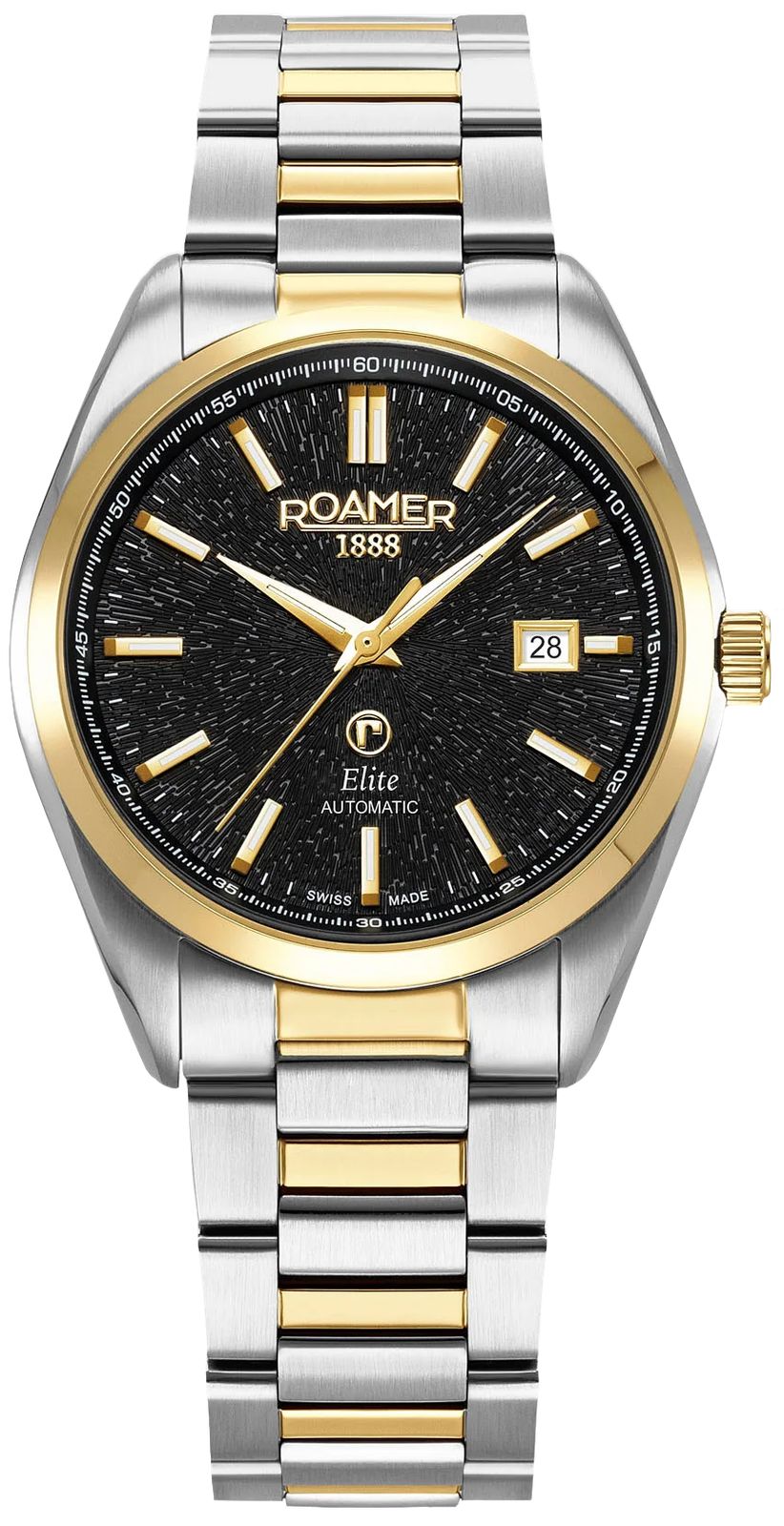 Roamer 970983 47 85 20 Elite Automatic (42mm) Black Dial / Watch