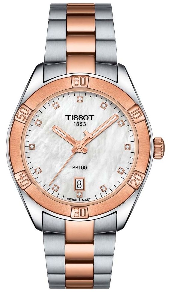 Tissot T1019102211600 Women's PR100 Sport Chic Two Tone Watch
