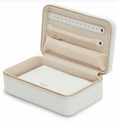 WOLF Maria White Medium Zip Case 766353