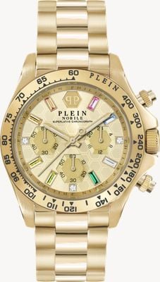 Philipp Plein $TREET COUTURE NOBILE LADY (38mm) Gold Dial / Gold PVD Stainless Steel Bracelet PWSBA0223