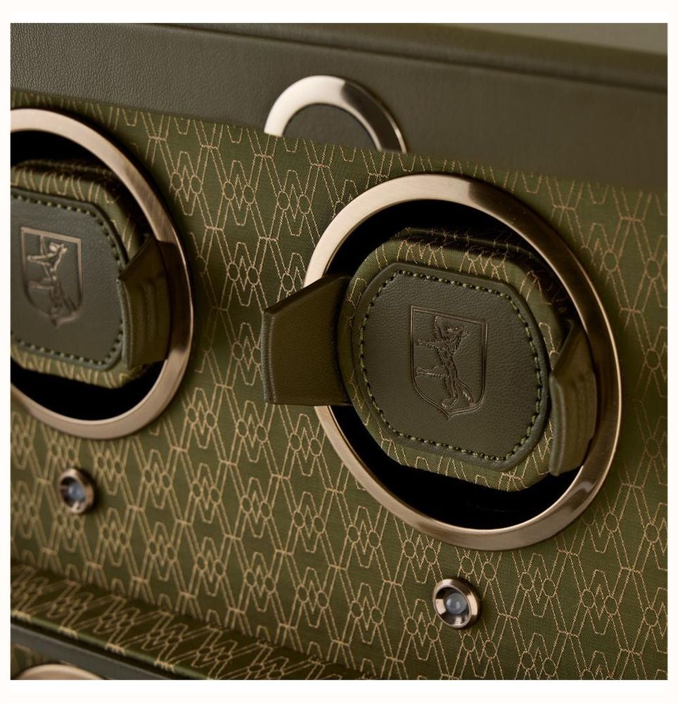 WOLF Earth 4 Piece Watch Winder In Olive 191441 - alternate view 4