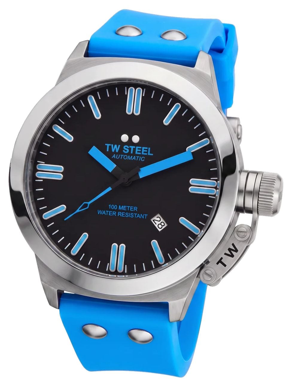 TW Steel CS130 Canteen Automatic (45mm) Black Dial / Blue Watch