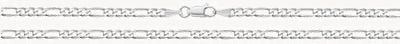 Treasure House Silver 20" Figaro Chain G1144/20