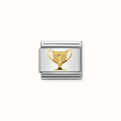 Nomination Composable Classic SYMBOLS Steel And 18k Gold Winner Trophy 030149/23