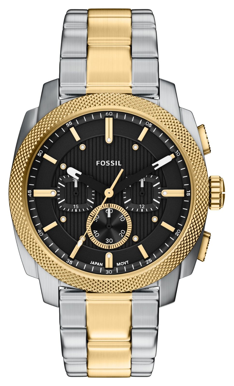 Fossil FS6159 Machine Quartz Chronograph (44mm) Black Dial Watch