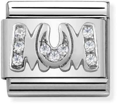 Nomination Classic Mum Sterling Silver & Steel Charm 330316/08