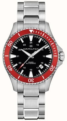 Hamilton Khaki Navy Scuba Automatic (40mm) Black Dial / Stainless Steel Bracelet H82405130