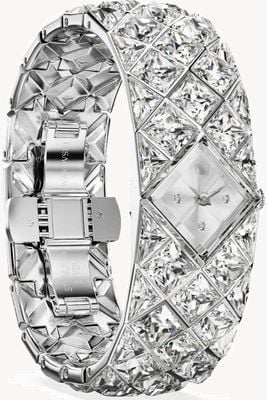 Swarovski Curiosa Bangle Watch, Crystal Bracelet, Silver Tone, Stainle 5724515