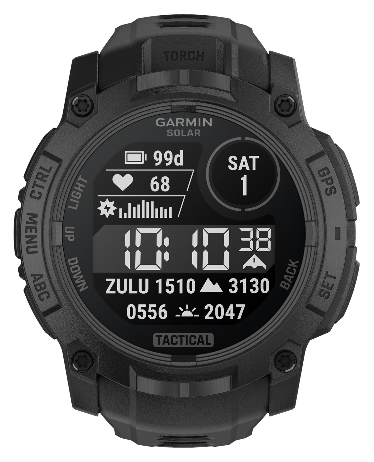 Garmin 010-02935-50 Instinct 3 - Tactical Edition Solar Watch