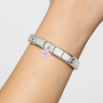 Nomination Classic - Pink Enamel Flower Charm 331805/23 - alternate view 2
