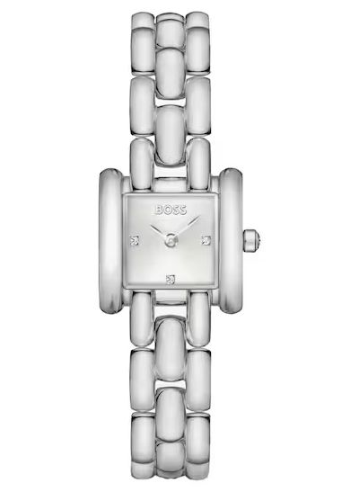 BOSS 1502873 Violet Quartz (21mm) Silver Sunray Dial / Watch