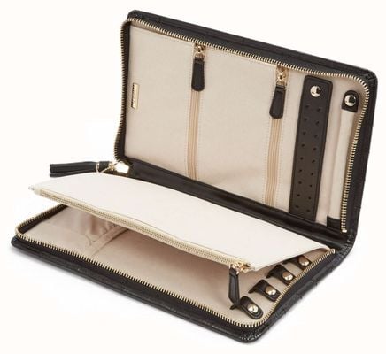 WOLF Caroline Large Black Jewellery Portfolio 324071