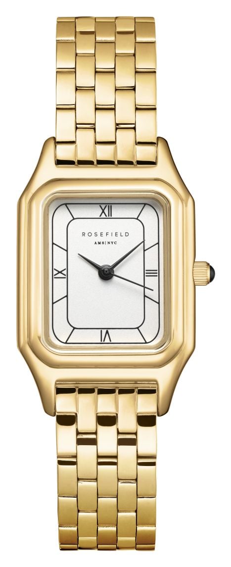 Rosefield OCWGSG-OC01 Ivy (21mm) Matte White Dial / Gold- Watch