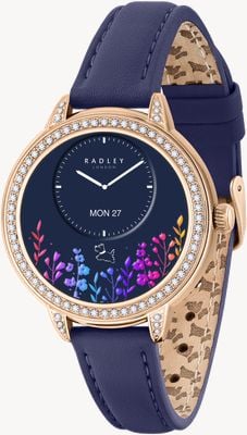 Radley Series 33 Amoled Smartwatch (37mm) Blue Leather Strap RYS33-2170