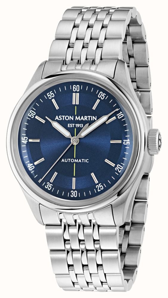 Aston Martin TS1 Timeless Automatic (39mm) Blue Sunray Dial / Stainless Steel Bracelet MTTS1S603 - alternate view 2