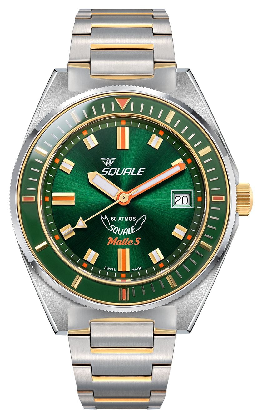 Squale MATICGGRGR.SSBI Matic S Automatic (39mm) Sunray Green Watch