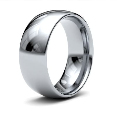 James Moore Wedding Rings | Palladium | 8mm | Medium | Traditional Court | AG_8LMC-PD