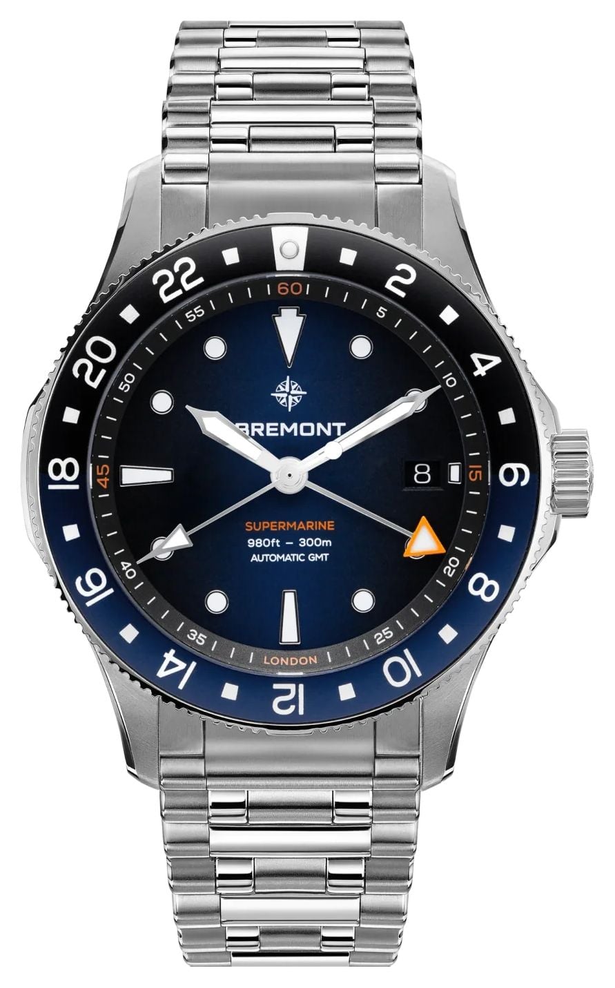 Bremont SM40-GMT-SS-BLBK-B Supermarine 300M GMT Limited Watch