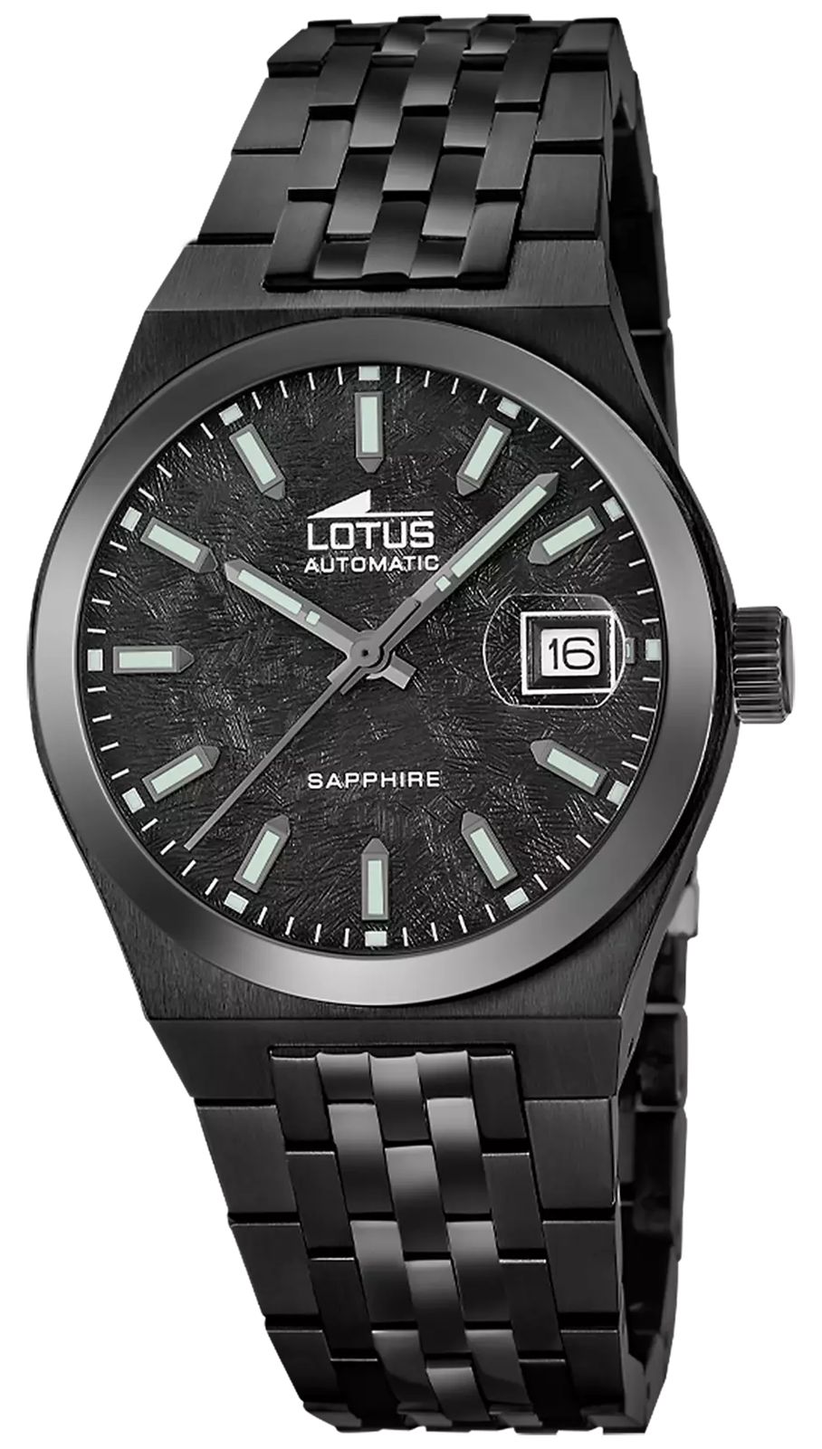 Lotus 19104/1 Automatic Collection (39mm) Black Carbon Watch