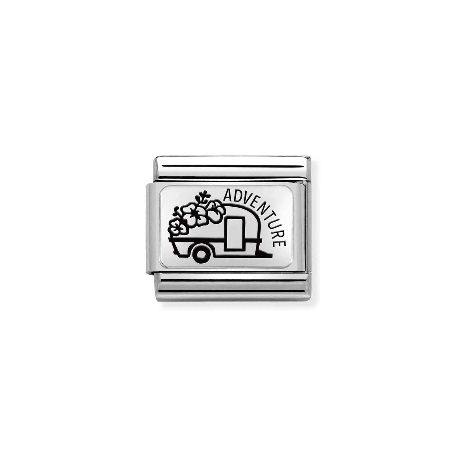 Nomination 330111/25 Classic Caravan Sterling Silver & Steel Jewellery