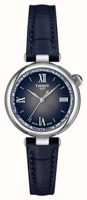 Tissot Desir Quartz (28mm) Blue Gradient Dial / Blue Leather Strap T1520101603801