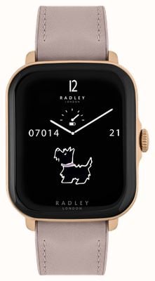 Radley Series 20 Smart Calling Watch (37mm) Pink Leather Strap RYS20-2164