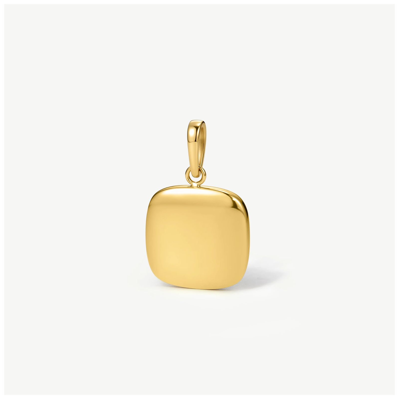 D.LOUISE CH-53 Gold Tone Mindfulness Cushion Pendant Jewellery