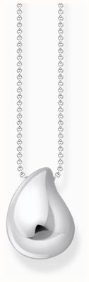 Thomas Sabo Organic Drop Shape Pendant Sterling Silver Necklace 50cm KE2281-001-21-L50V