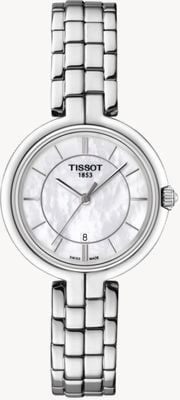 Tissot Women's Flamingo Stainless Steel Mother Of Pearl Dial T0942101111100