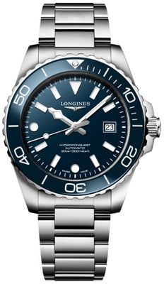 LONGINES HydroConquest Automatic (42mm) Blue Lacquered Dial / Stainless Steel Bracelet L37884966