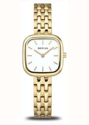 Bering Women's Classic (26mm) White Dial / Gold-Tone Stainless Steel Bracelet 17926-734