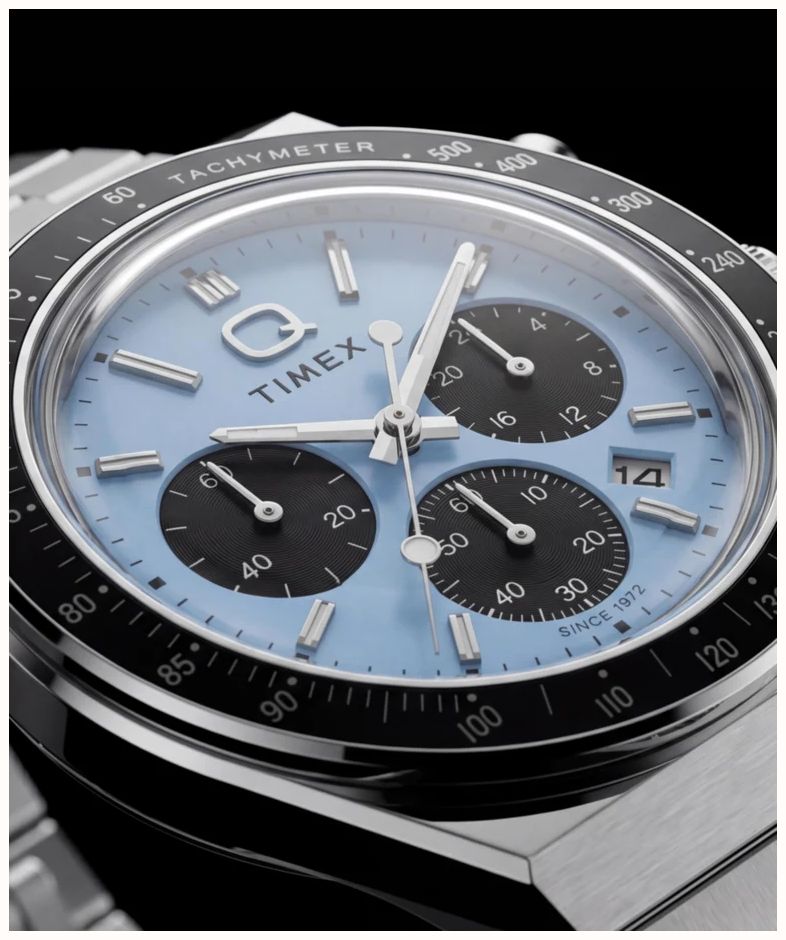 Timex Q Sport Timex Chronograph 40mm Stainless Steel Bracelet TW2Y88600 - alternate view 5