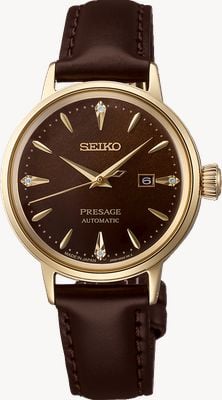 Seiko Presage ‘Jamaican Coffee’ Diamond-set 30mm Cocktail Time SRE020J1