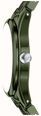 Emporio Armani Ceramic Automatic (43mm) Skeleton Dial / Green Ceramic Bracelet AR60100 - alternate view 2
