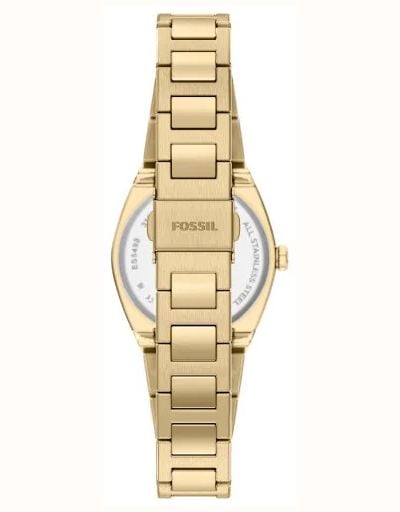 Fossil Everett 27 mm Three-Hand Gold-Tone Stainless Steel Fossil Watch ES5493 - alternate view 2