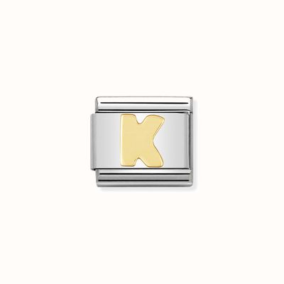 Nomination COMPOSABLE Classic LETTERS In Stainless Steel With 18k Gold K 030101/11