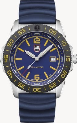 Luminox Pacific Diver: FORCE BLUE 3120 Series Special Edition (44mm) Blue Dial / Blue NBR Rubber Strap XS.3125.FB