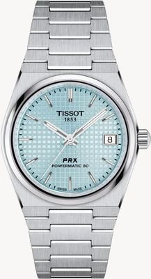 Tissot PRX Powermatic 80 (35mm) Ice Blue Dial / Stainless Steel T1372071135100