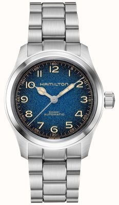 Hamilton Khaki Field Murph Automatic (38mm) Blue Gradient Dial / Stainless Steel Bracelet Watch H70405140 Hamilton Khaki Field Murph Automatic (38mm) Blue Gradient Dial / Stainless Steel Bracelet Watch H70405140