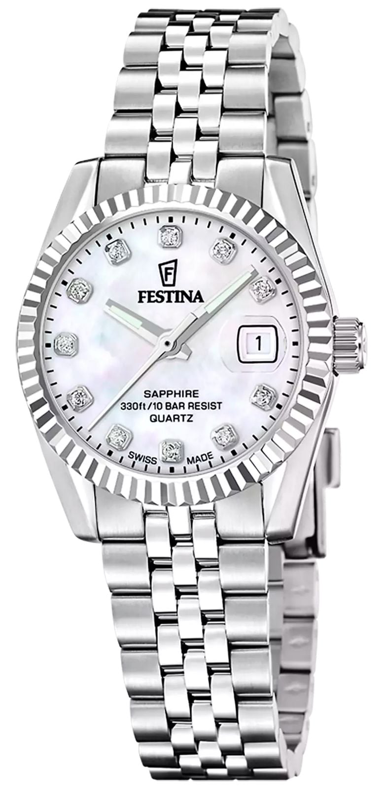 Festina F20087/1 Swiss Made Classic Quartz (29mm) Mother-of- Watch