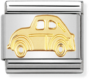 Nomination Classic Car 18ct Gold & Steel Charm 030108/05
