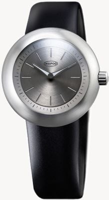 IKEPOD DUOPOD Staying Alive 005 (42mm) Silver Dial / Black Silicone D005-SI-LB