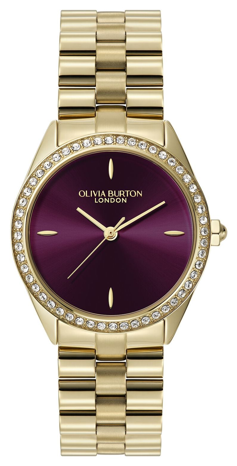 Olivia Burton 24000272 Sports Luxe (34mm) Cherry Lacquer Watch