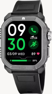 Lotus SmarTime 2nd Gen GPS Smartwatch (42.7mm) Digital Display / Black Rubber Strap 50200/1